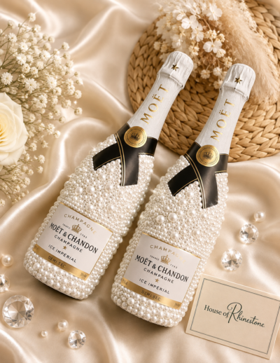 Luxury Pearl Champagne Bottle Gift Set