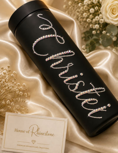 Custom Rhinestone Name Tumbler